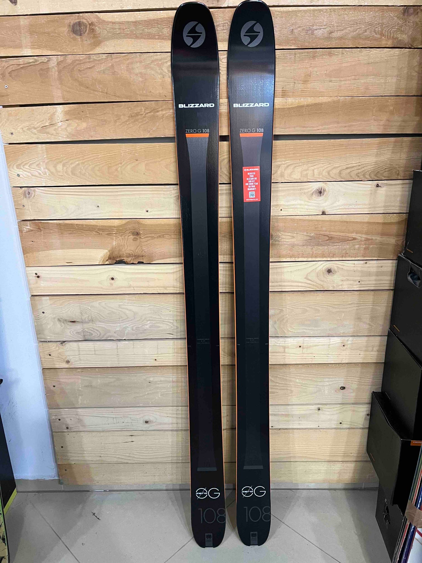 Blizzard Zero G 108 - Lightweight Touring Ski with Freeride Performance