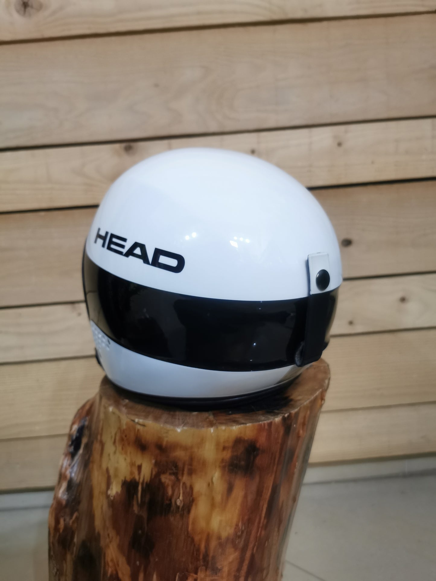 HEAD Stivot Race Carbon Helmet - White/Black (M, 57-58 cm)