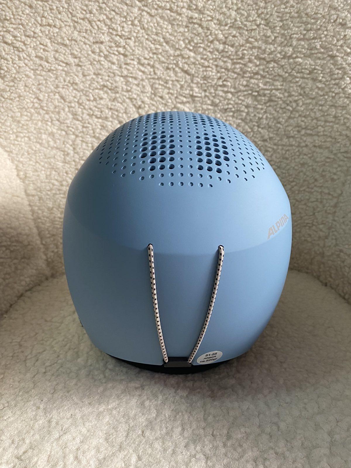 Alpina Arber Sky-Blue Matt Ski Helmet