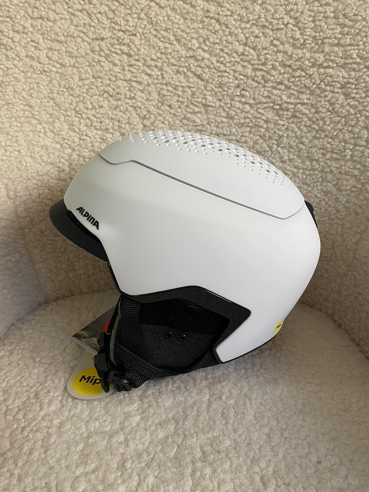 Alpina Banff MIPS White Matt Ski Helmet - XS/S (51-55 cm)