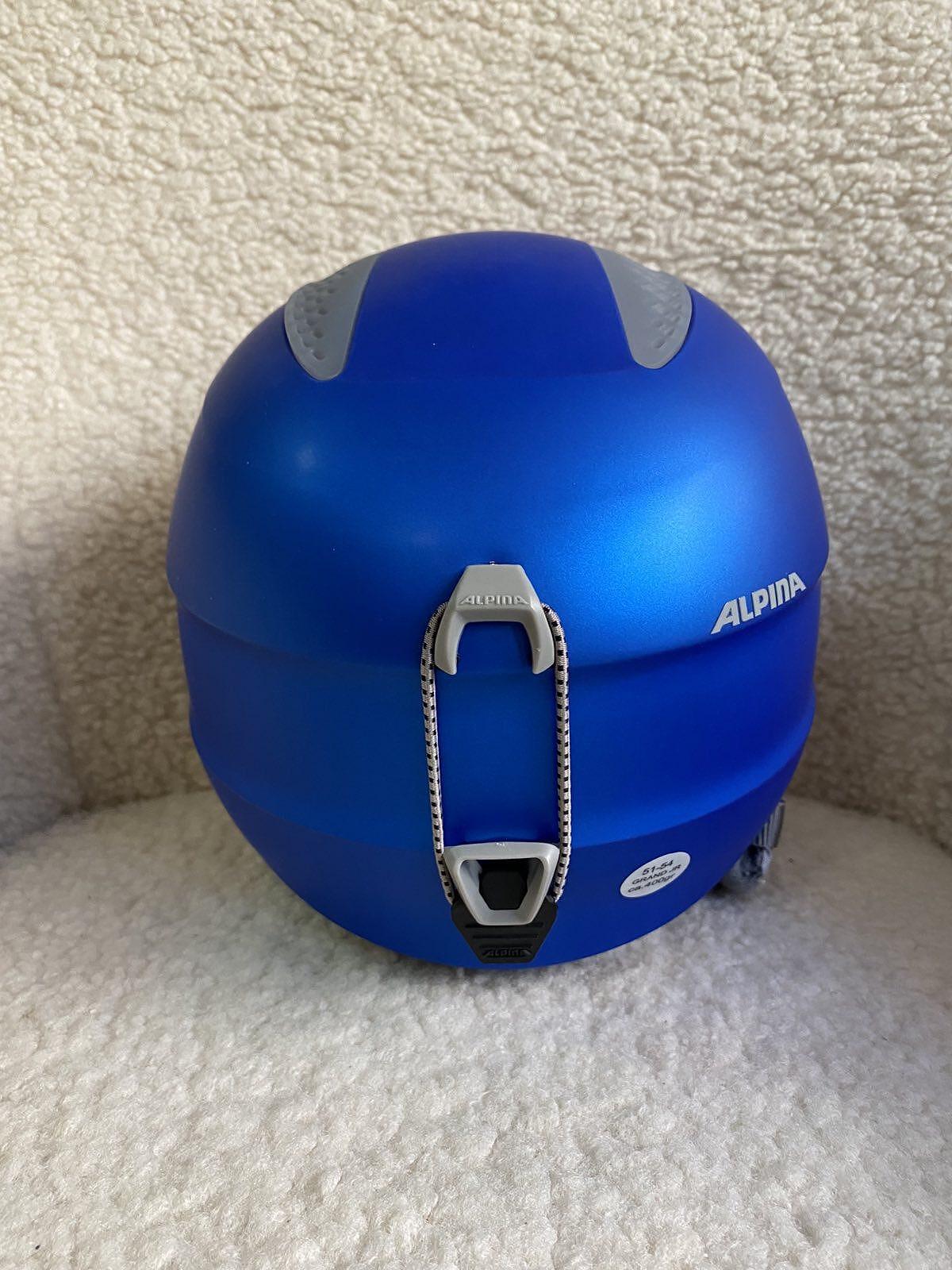 Alpina Grand JR Blue Ski Helmet