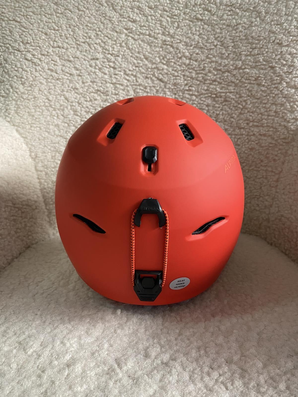 Alpina Maroi Pumpkin - Orange Matt Ski Helmet