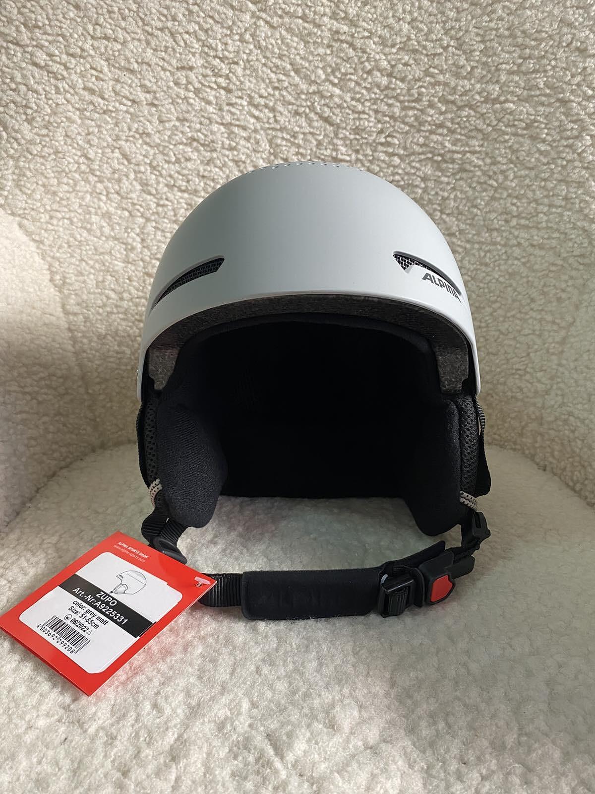 Alpina Zupo Grey Matt Ski Helmet