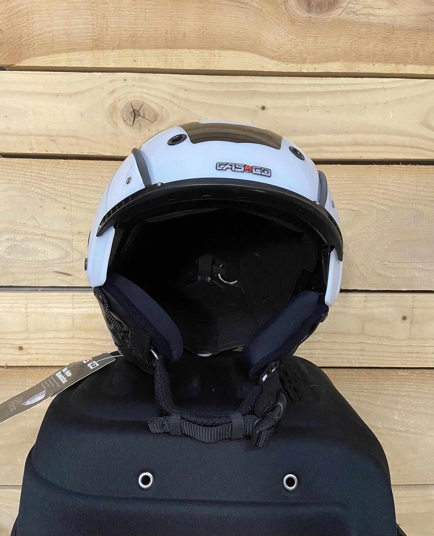 Casca de schi Casco SP-3 Comp alb/rosu/negru