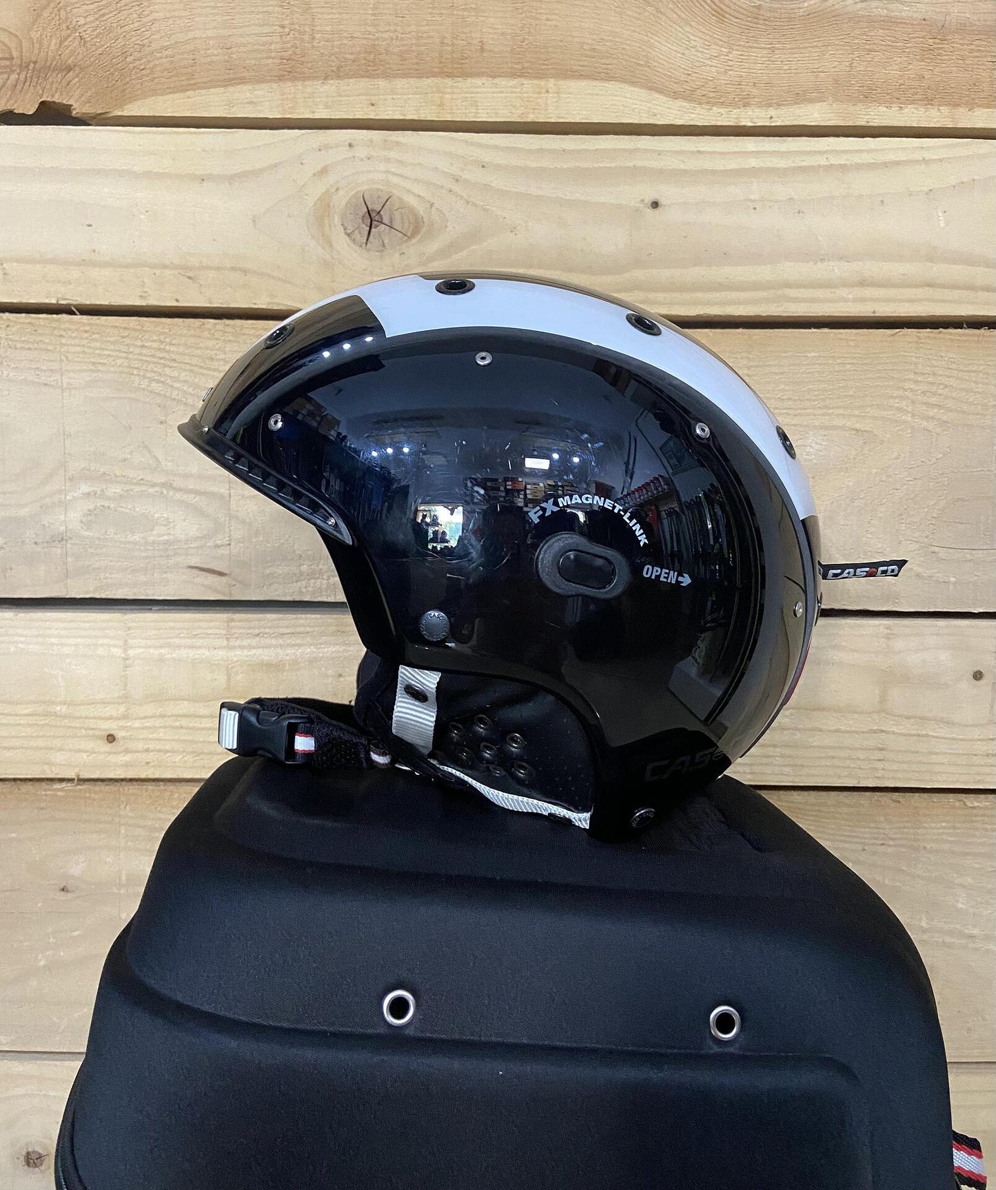 Casco SP-3 Comp Black/White - New Ski Helmet