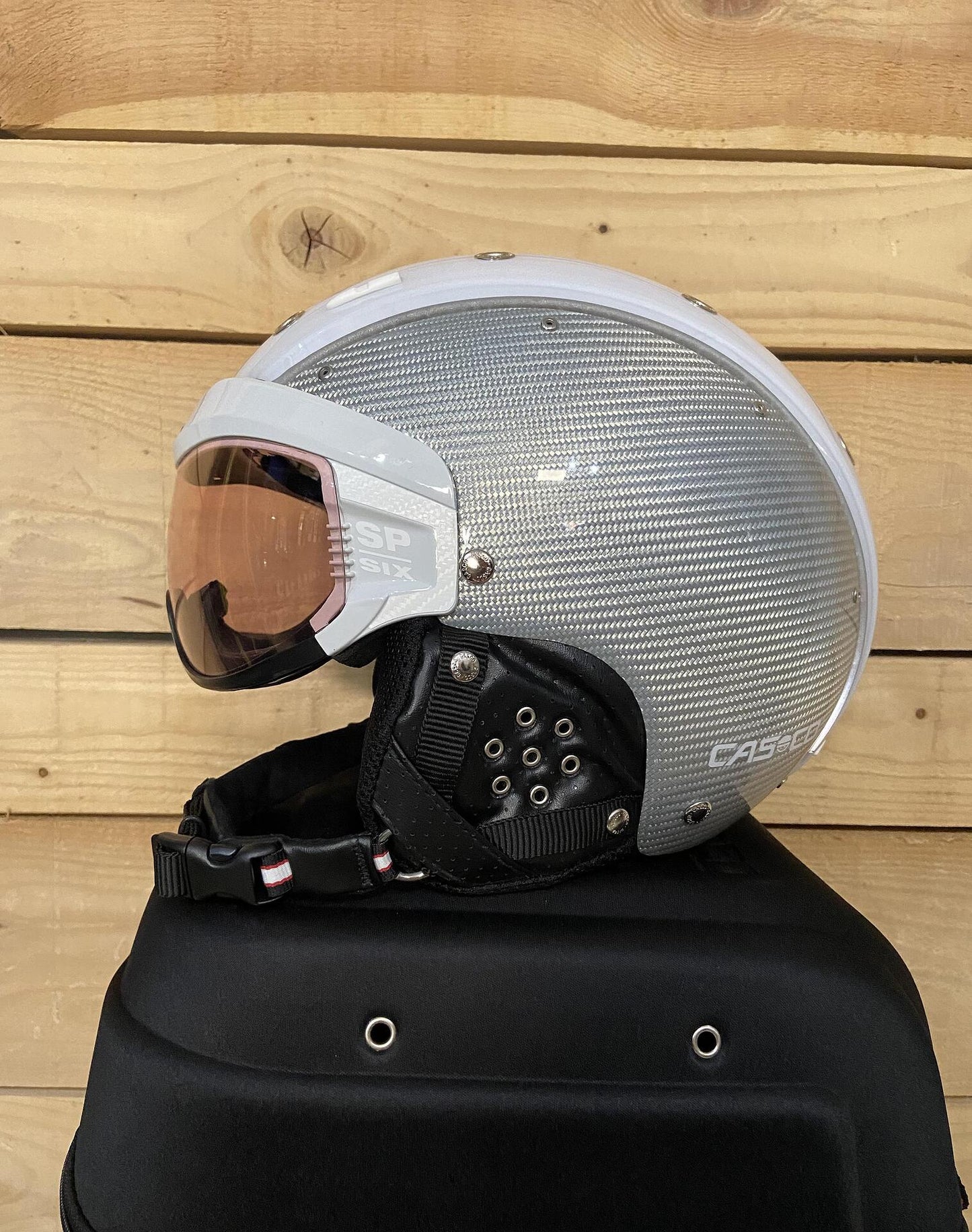 Casko de schi Casko SP-6 Visor Limited Carbon White