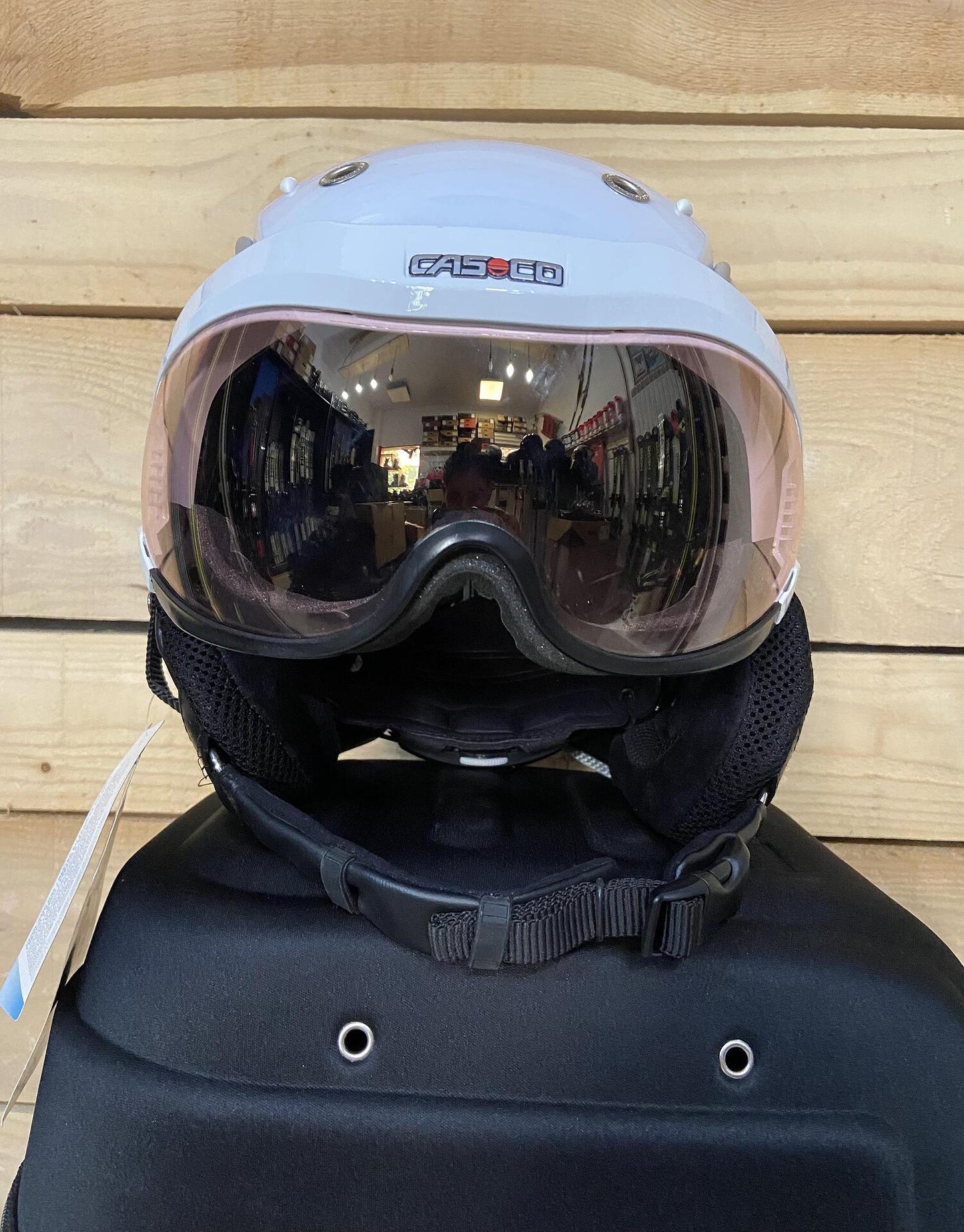 Casko de schi Casko SP-6 Visor Limited Carbon White
