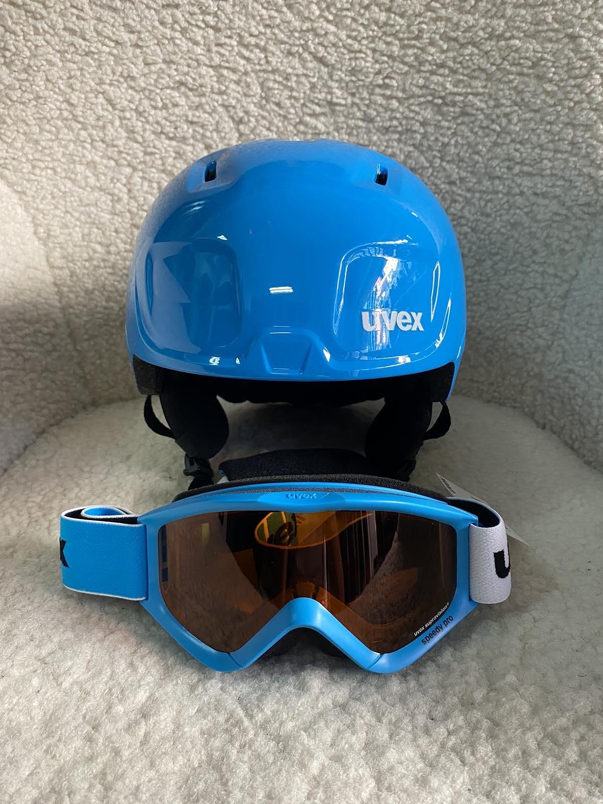 Uvex Heyya Set Blue Ski Helmet
