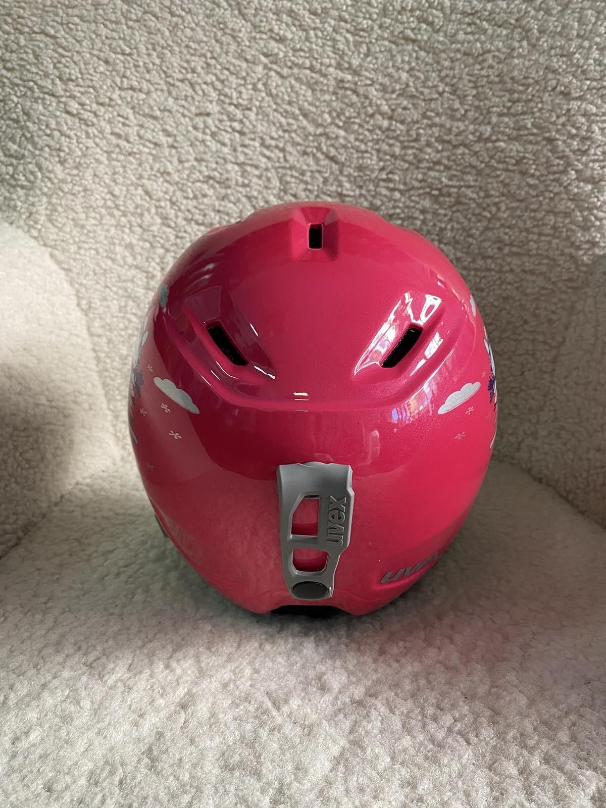 Uvex Manic Pink Snow Bunny Ski Helmet