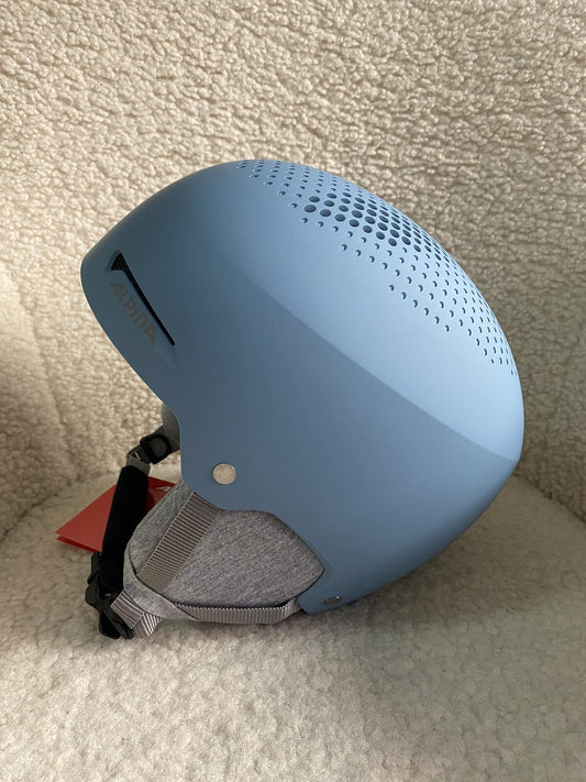 Alpina Arber Sky-Blue Matt Ski Helmet