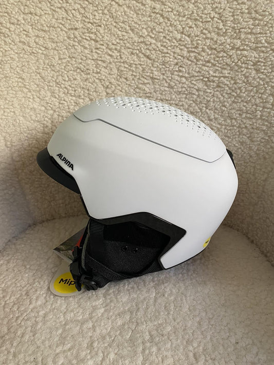 Alpina Banff MIPS White Matt Ski Helmet - XS/S (51-55 cm)