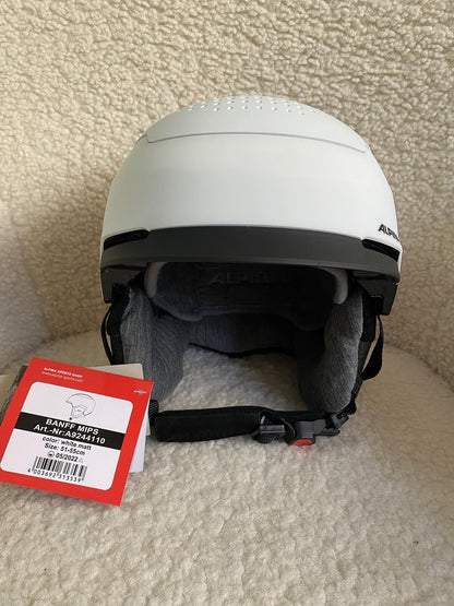 Alpina Banff MIPS White Matt Ski Helmet - XS/S (51-55 cm)