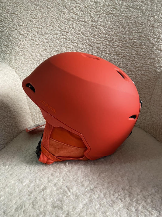 Alpina Maroi Pumpkin - Orange Matt Ski Helmet